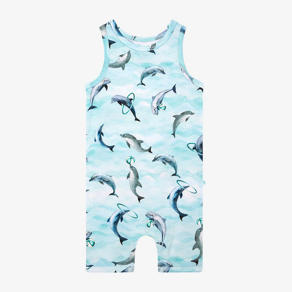 Posh Peanut Skipper Racerback Short Length Romper