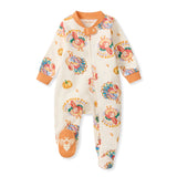 Burt's BeesTurkey Day Organic Cotton Sleep & Play Footed