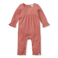 Burt's Bees Terracotta Babydoll Jumpsuit