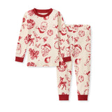 Burt's Bees Nostalgic Christmas Organic Cotton Two-Piece Pajamas