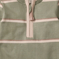 Burt's Bees Holland Stripe Infant Jumpsuit