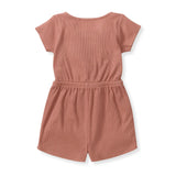 Burt's Bees Organic Girl Waffle Romper