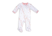Preemie Star Print Sleeper - Pink