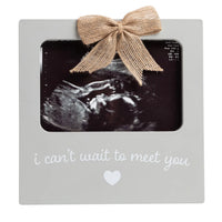 Sonogram Frame "I can't wait to meet you"