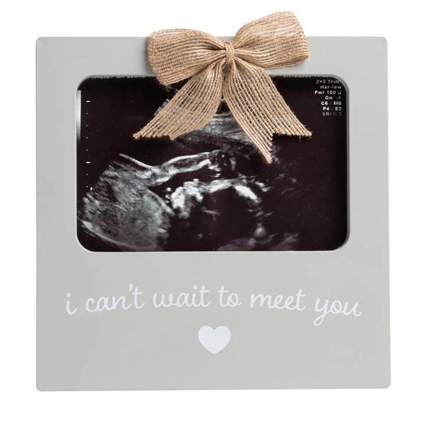 Sonogram Frame "I can't wait to meet you"