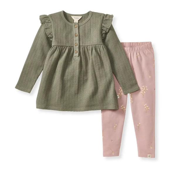 Burt's Bees Budding Beauty Toddler Tunic Set