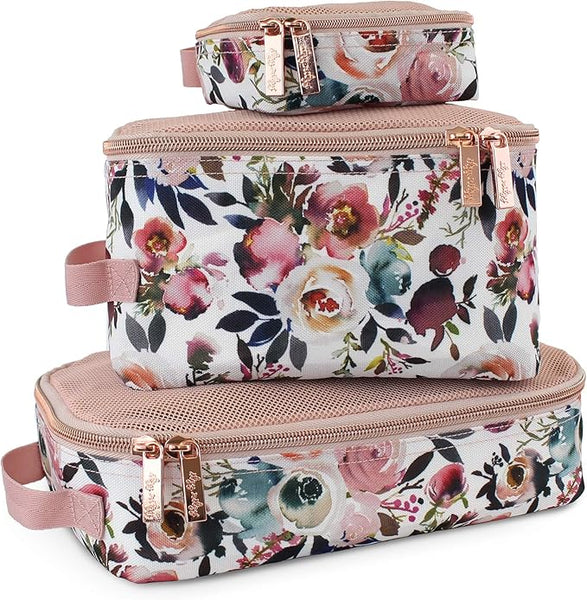 Itzy Ritzy Packing Cubes Flowers
