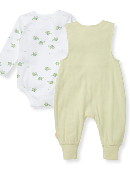 Burt's Bees Tortoise Jumpsuit & Bodysuit Set