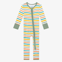 Posh Peanut Convertible Zipper Popsicle Stripe