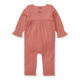 Burt's Bees Terracotta Babydoll Jumpsuit