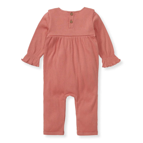 Burt's Bees Terracotta Babydoll Jumpsuit