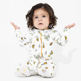 Bellabu Bear Monarch Butterfly Bamboo Convertible Footie