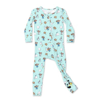 Bellabu Bear If You Give A Mouse A Cookie Bamboo Convertible Footie