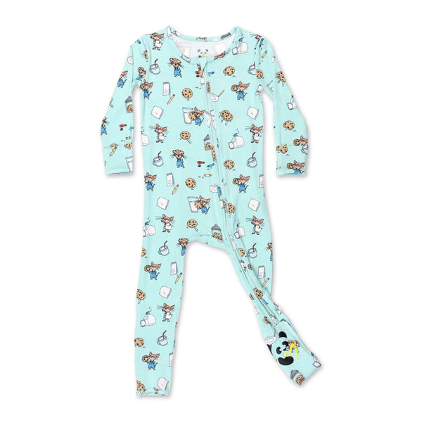 Bellabu Bear If You Give A Mouse A Cookie Bamboo Convertible Footie