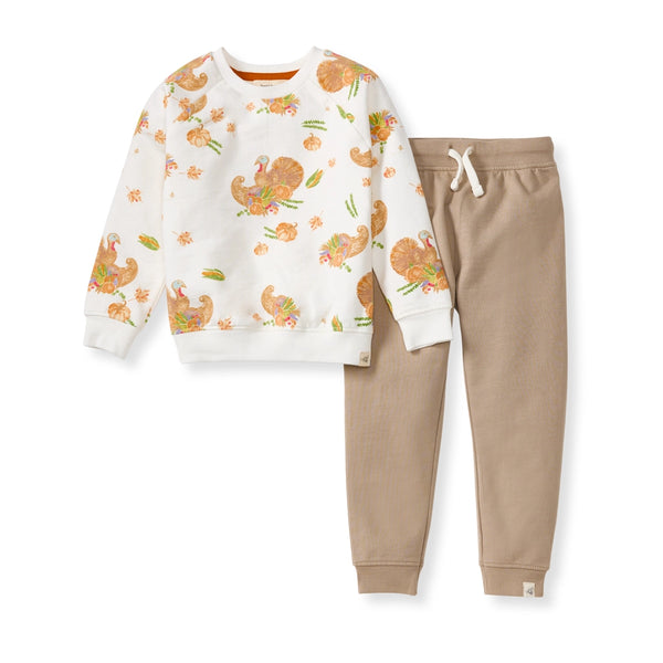 Burt's Bees Happy Harvest Infant Sweatshirt Set