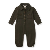Burt's Bees Button Down Jumpsuit Shadow