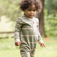 Burt's Bees Holland Stripe Infant Jumpsuit