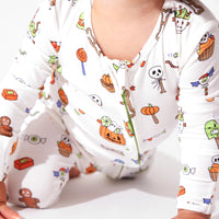 Bellabu Bear Halloween Treats Bamboo Convertible Footie