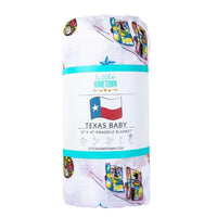 Little Hometown Texas Baby Blanket