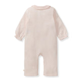 Burt's Bees Muslin Collar Infant Girl Jumpsuit