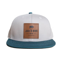 Jack&Winn Hat- Teal and Grey