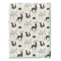 Kickee Pants Natural Forest Animals Swaddling Blanket