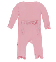 Kickee Pants- Classic Ruffle Coverall Lotus