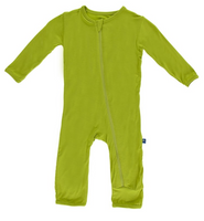 Kickee Pants- Basic Coverall with Zipper Meadow