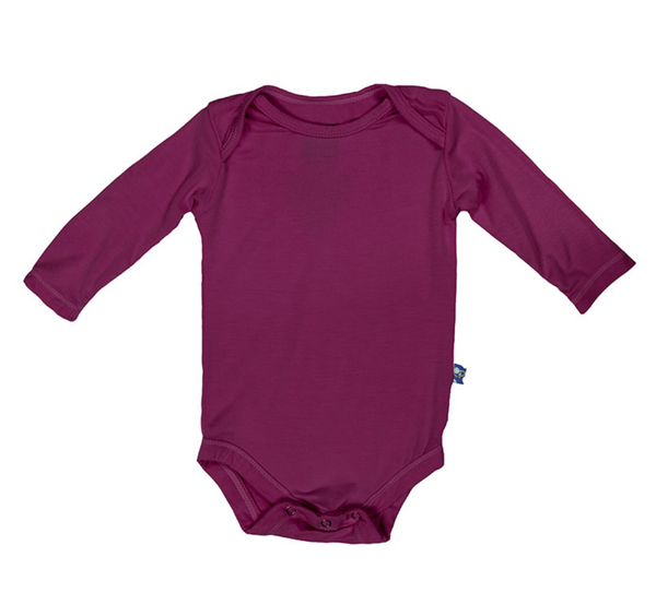 Kickee Pants-Basic Long Sleeve One Piece in Orchid