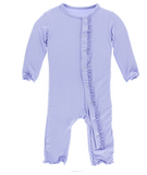 Kickee Pants- Muffin Ruffle Coverall Lilac