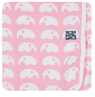 Kickee Pants- Swaddling Blanket in Lotus Elephant