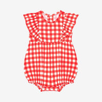 Posh Peanut Flutter Sleeve Bubble Romper Polly