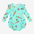 Posh Peanut Fritz Long Sleeve Bubble Romper