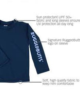 RuggedButts-Navy Long Sleeve Rash Guard