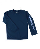 RuggedButts-Navy Long Sleeve Rash Guard